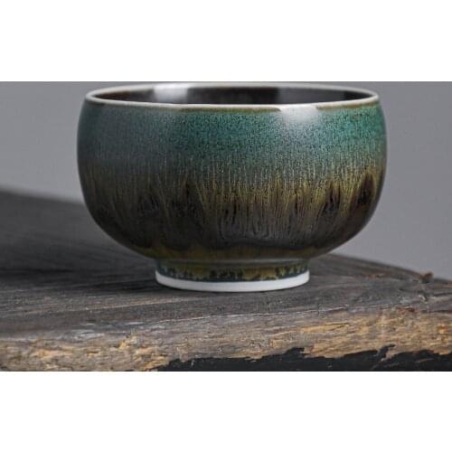 Household Teacup Ceramic Kung-Fu Kiln Change Master Mug Office Tea Set Accessories Personal Single Cup Large Capacity Teaware