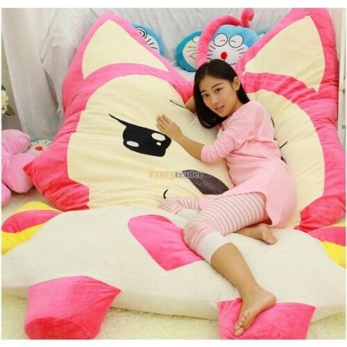 Fancytrader 230cm X 165cm X 35cm Lovely Stuffed Giant Plush Double Size Fox Ali Fox Tatami Sofa Bed, Free Shipping FT50678