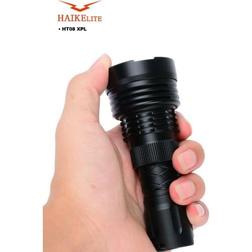 Haikelite HT08 XPL Focus flashlight zoom flashlight 850 lumen 18650 battery flashlight