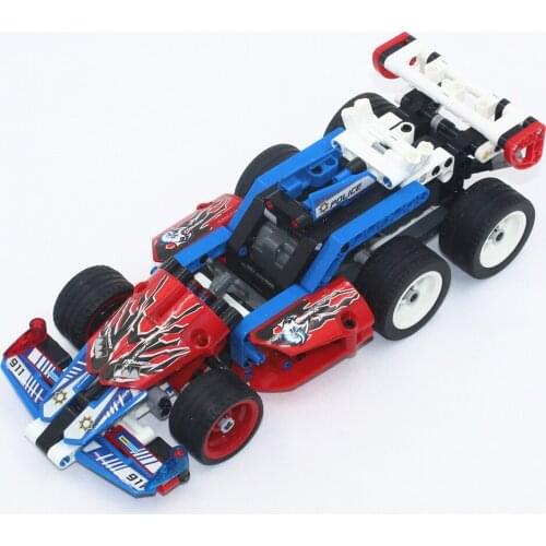 264Pcs Kids Toys MOC Technic Formula One Motor Racing Building Blocks Bricks Educational Toys Children Gift compatible with Lego