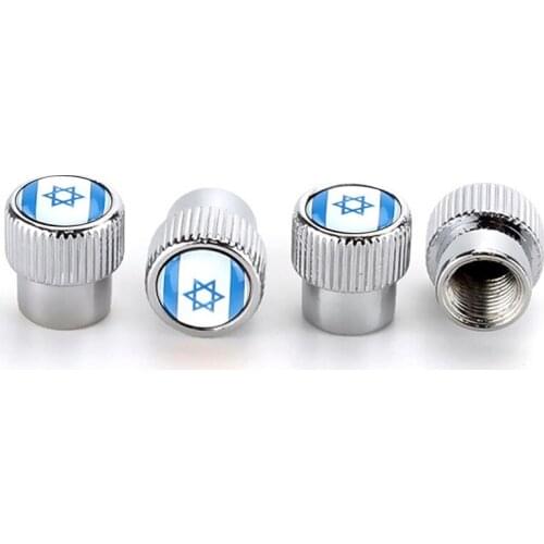 New Style Round Cap Auto Wheel Tires Valves Tyre Stem Air Cover Airtight For Jaguar XF XK XKR X-type XE V12 Guitar Israel Emblem