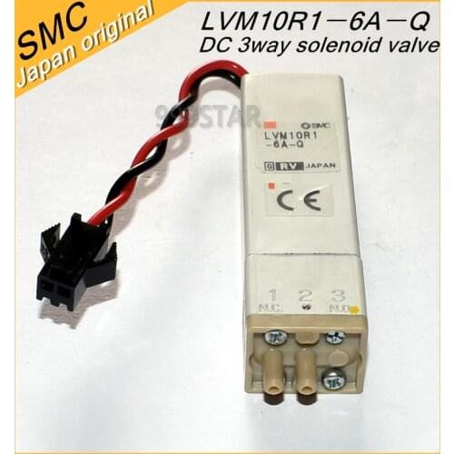 ! Original SMC micro DC three way magnetic valve, solenoid valve LVM10R16AQ LVM10R1-6A-Q