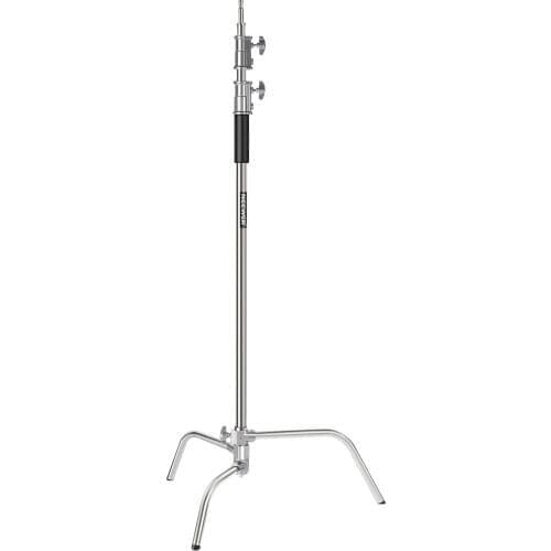 Neewer C Light Stand with Detachable Base, Adjustable Heavy Duty C Stand for Monolights, Video Lights, Load Capacity 44Lbs/20KG
