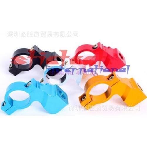 By DHL or Fedex 200pcs Motorcycle Mirror Rearview Universal Bar Rearview Mirror Mount Holder Clamp Adapter Bicycle ATV