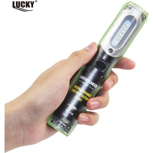 Portable LED Flashlight Rechargeable Magnetic Torch LED Work Light COB Inspection Lamp For Outdoor Camping Working fishing