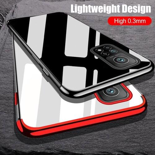 Transparent Phone Case for Xiaomi 10T Pro Shockproof Phone Shell For Xiomi 10TPro Xiaomi10T Pro Silicone Back Cover Coque