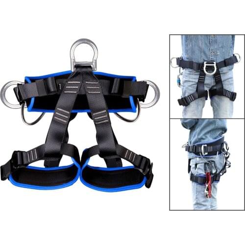 Climbing Harness, Professional Mountaineering Safety Harness Belt, for Rock Climbing Outward Bound SRT Fire Rescuing Rappelling