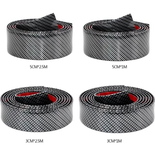 Universal Car Stickers 5D Carbon Fiber Rubber Styling Door Sill Protector Goods For KIA BMW Audi Mazda Ford Hyundai Accessories
