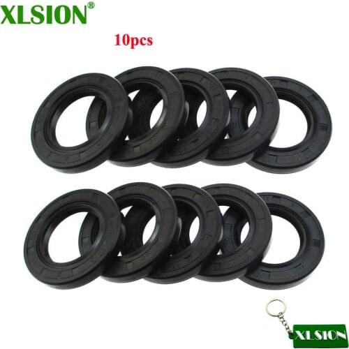 XLSION 10pcs 25x41.25x6 Crank Case Crankshaft Oil Seal For Honda 5.5HP 6.5HP GX160 GX200 Motor Engine