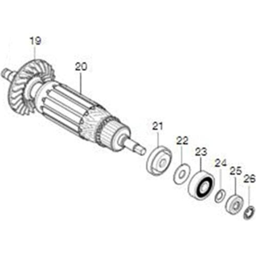 AC220-240V MAKITA 518755-8 Rotor Motor Armature for TM3000C Rotor