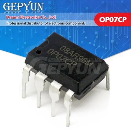 10PCS OP07CP DIP8 OP07 DIP DIP-8 new and original IC
