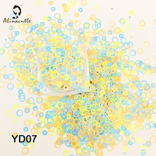 15g Mixed Color Circle Sequins For Nails Art Handmade Craft Polymer Clear Sprinkles Accessories Scrapbook Shakes DIY Sequins