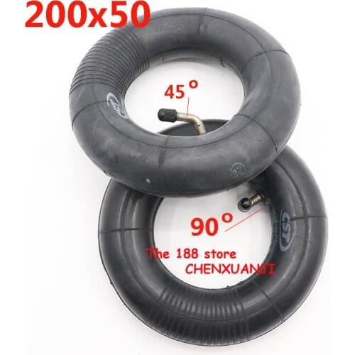 200X50 Inner Tube 8" X 2" With bent valve For E100 E150 E175 E200 Razor Dune Buggy ePunk Schwinn Mongoose Bladeze