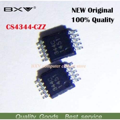 10pcs/lot CS4344 CS4344-CZZ 344C MSOP-10 DAC IC new original