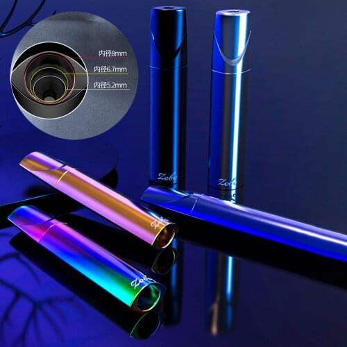 52/67/80 mm Metal Clean Type Cigarette Filter Holder Smoking pipes Creative Recycle Tobacco Smoke Cigarette Holder Mans Gift