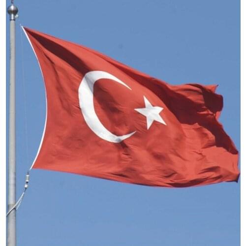 90x150cm 3*5ft The Turkish Flag Banner Hangs The National Flags Festival Home Decoration Drop Shipping National Flag