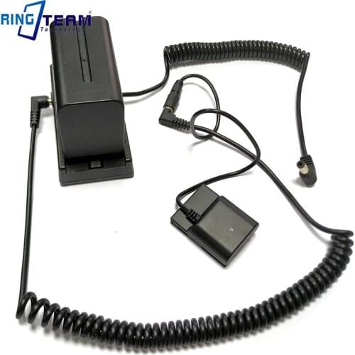 7.2V / 12V NPF Battery Plate with Coiled DC Cable + DR700 for Canon Powershot Camera S55 S60 S70 S80 Digital Rebel XT XTi