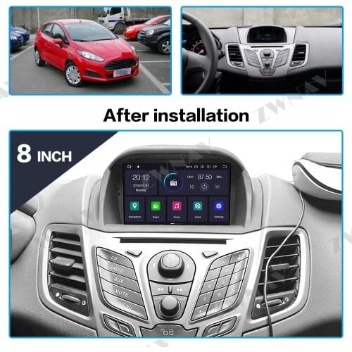 Android 10.0 PX6 For Ford Fiesta 7 Mk7 2013 2014 - 2017 GPS Navigation Auto Radio Stereo Car DVD Multimedia Player HeadUnit 2DIN