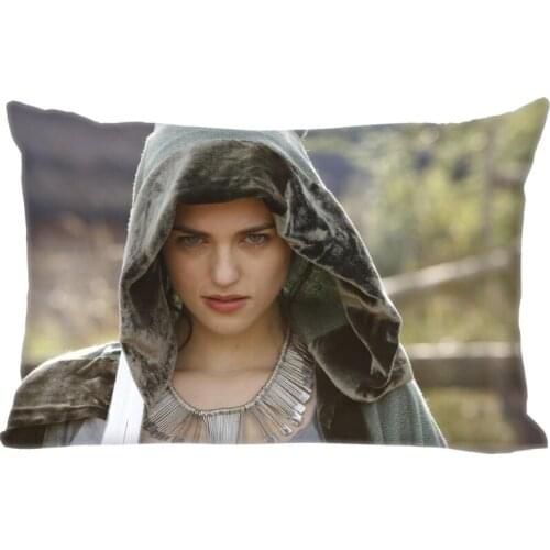 Merlin TV Series Pillow Cover Bedroom Home Decorative Pillowcase Rectangle Zipper Pillow Cases Satin Fabric Best Gift 45x35cm