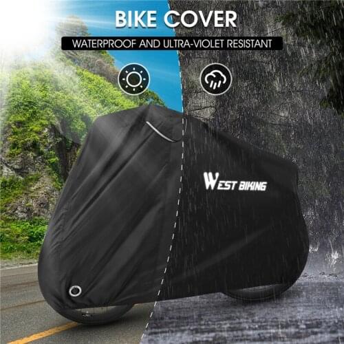 WEST BIKING Portable Bicycle Cover Waterproof Rain Dust Proof Protective Gear Scooter Bike Motorcycle Cover Cycling Accessories