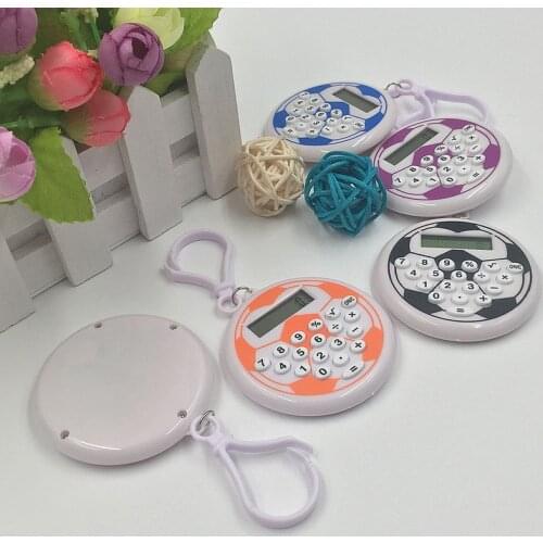 New Portable Digit Calculator Kawaii Mini Calculator Pocket Display Cartoon Cute Creative Keychain Calculator Office Supplies