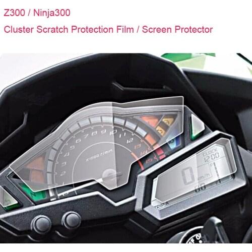 For Kawasaki Z300 Ninja 300 EX300 Z250 2013 2014 2015 2016 Cluster Scratch Protection Film Screen Protector 100% Brand New