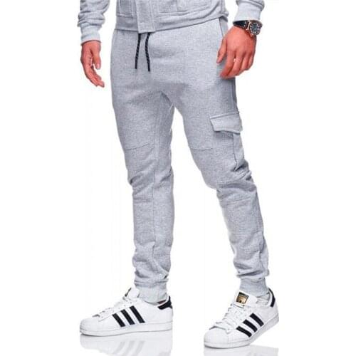 Mens Joggers Casual Pants Fitness Men Sportswear Tracksuit Bottoms Skinny Sweatpants Trousers Black Gyms Jogger Track Pants