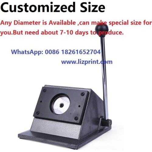 Customized Made Circle Cutter for Paper PVC Round Cutting machine
