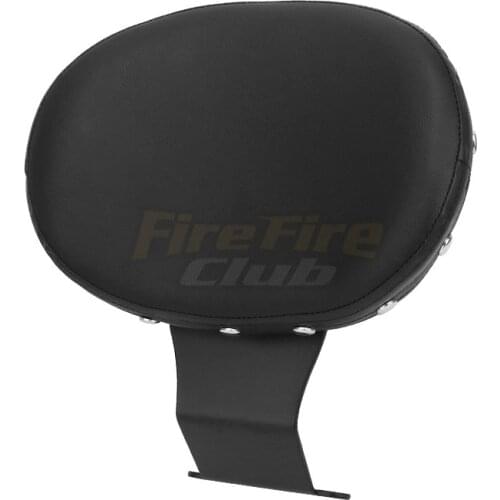 For Honda Shadow VT400 VT 750 1997-2003 Motorcycle Black Rear Driver Backrest Rider Sissy Pad Leather Accessories