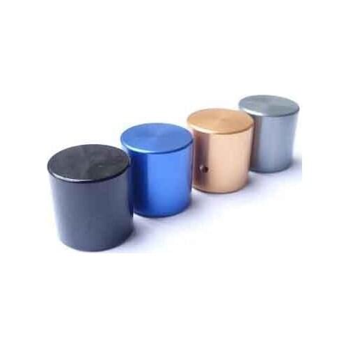 KYYSLB Knob Diameter 20MM Height 2MM All Aluminum Power Amplifier Chassis Potentiometer Volume Knob