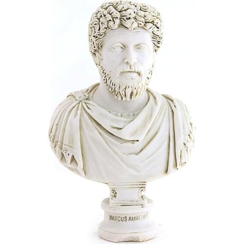 Marcus Aurelius Bust Statue Roman Emperor Ancient sculpture history Free Shipping