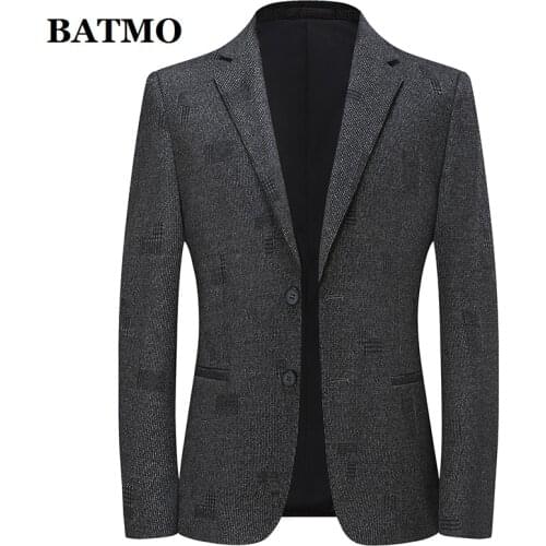 BATMO 2021 new arrival autumn high quality blazer men,male jackets,plus-size M-XXXL 3331