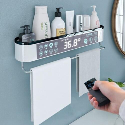 Wall Bathroom Shelf Shampoo Cosmetic Shower Shelf Drainage Storage Rack Home WC Bathroom Accessories Towel Storage Rack