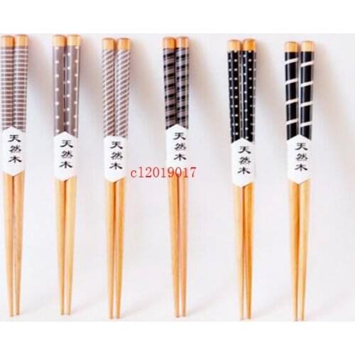 New wooden chopsticks 22.5cm Japanese beech chopsticks simple style gift chopsticks