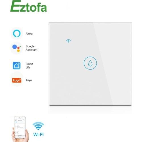 WiFi Smart Boiler Switch Water Heater Smart Life Tuya APP Remote Control Alexa Echo Google Home Voice Control Glass Panel