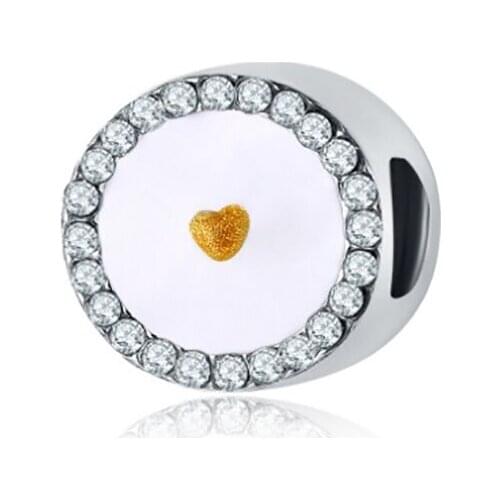 Plata de ley Love Gift Grandma Santa House bead charms fit Original Bracelet Jewelry beads ENM584