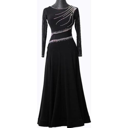 Waltz new dress practice dance skirt, ballroom dance dress, modern dance dress, big swing dress practice ballroom dance skirt