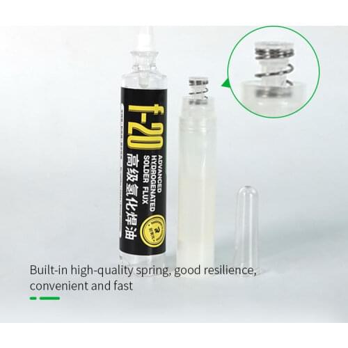 RELIFE F-20 Hydrogenated Solder Flux RoSH Passed 10CC Advanced No-Clean Welding Paste BGA Soldering Repair Tools