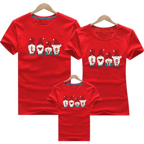 Christmas Dad Mom Baby Tshirt Love Christmas Clothes Mommy Daddy and Baby Kids Christmas Family Matching Clothes Outfit Shirt