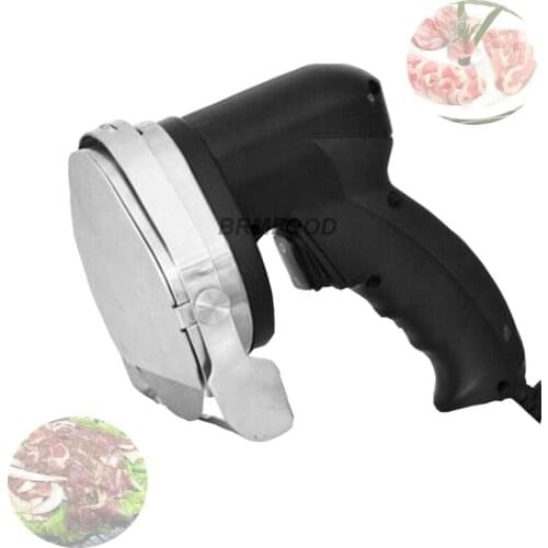 Handheld Electric Meat Slicer Automatic Meat Slicer Meat Slicer Barbecue Round Knife Scraper