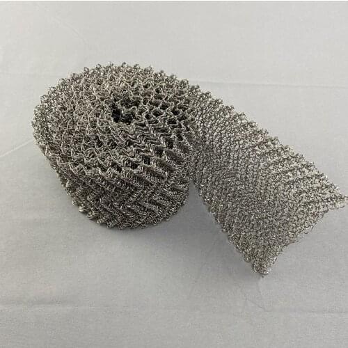 6 wire SS304 Mesh Filter, Column Packing, Woven Wire Screen Filter For Distillation, Width 10cm ,Length 0.5-10m
