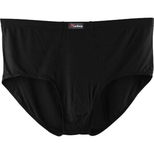 Spring and Summer Waist Loose High Elasticity in The Senile Triangle Underwear Plus Fat Size Mens Big Boxer Shorts