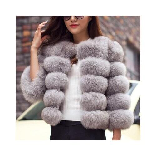 Mink Coats Women 2021 Winter Top Fashion Pink FAUX Fur Coat Elegant Thick Warm Outerwear Fake Fur Woman Jacket