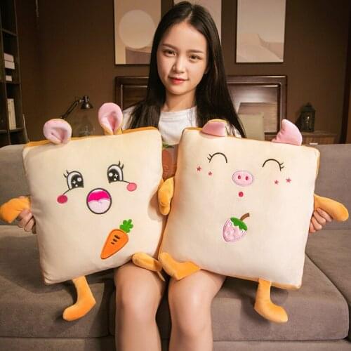 Cute Carrot Ice Cream Watermelon Strawberry Plush Toys Stuffed Soft Lovely Animals Pillow Dolls For Kids Girls Birthday Gifts