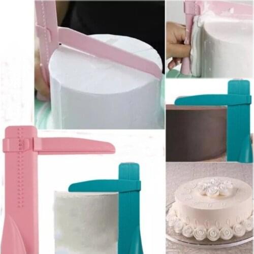 Cake Scraper Smoother Adjustable Fondant Spatulas Cake Edge Smoother Cream Decorating DIY Bakeware Tableware Kitchen Cake Tool