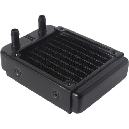 C1FB Water Cooling Computer Radiator 8 Pipe Aluminum Heat Exchanger Liquid Cooling Heat Sink for CPU PC Water Cool System