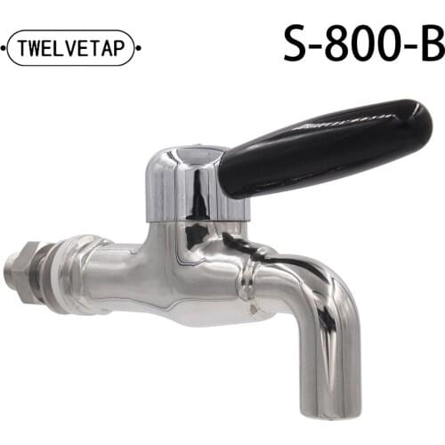 TWELVETAP Beer Drink Tea Tap 304 Stainless Steel Beer Tap Wine Jar Ceramic Beer Machine Brewing Tap FD-S-800