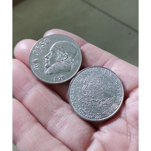 29mm Mexican 1 peso America Coins Old Original Infrequent Coin Commemorative Edition 100% Real