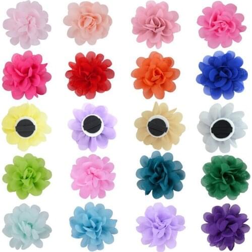 50/100pcs Dog Collar Flowers Multicolor Pet Flower Bow Tie Dog Charms Flower Puppy Small Dog Collar Cat Grooming Accessories