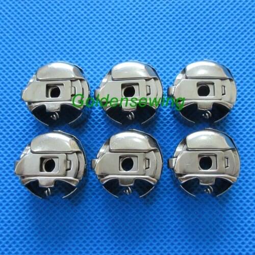 6 Small L Size Pigtail Bobbin Cases fits Singer 20U / 20U33 20U143 Brother B651